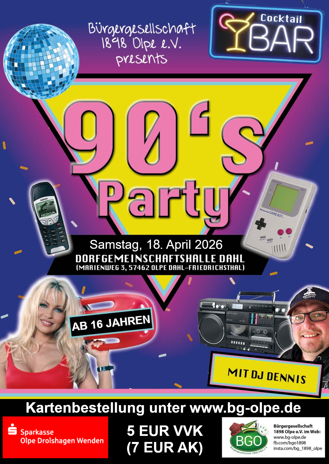 90er Party der BGO